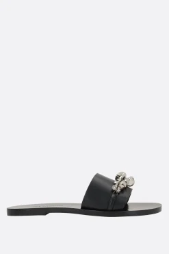 Women NICCOLÒ PASQUALETTI Sonoro slide sandals in smooth leather