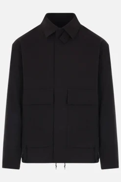 Y-3 Sport Uniform patch twill overshirt