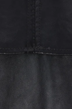 Women MM6 sports leather jacket