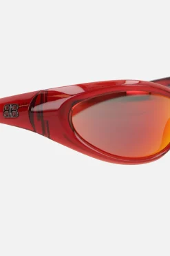 Women BALENCIAGA Sporty B Round sunglasses in acetate