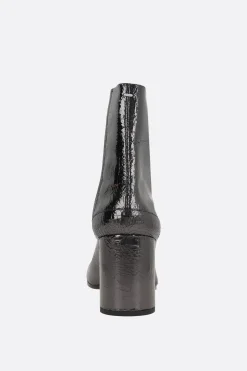 Women MAISON MARGIELA stivaletto Tabi in pelle effetto Broken mirror