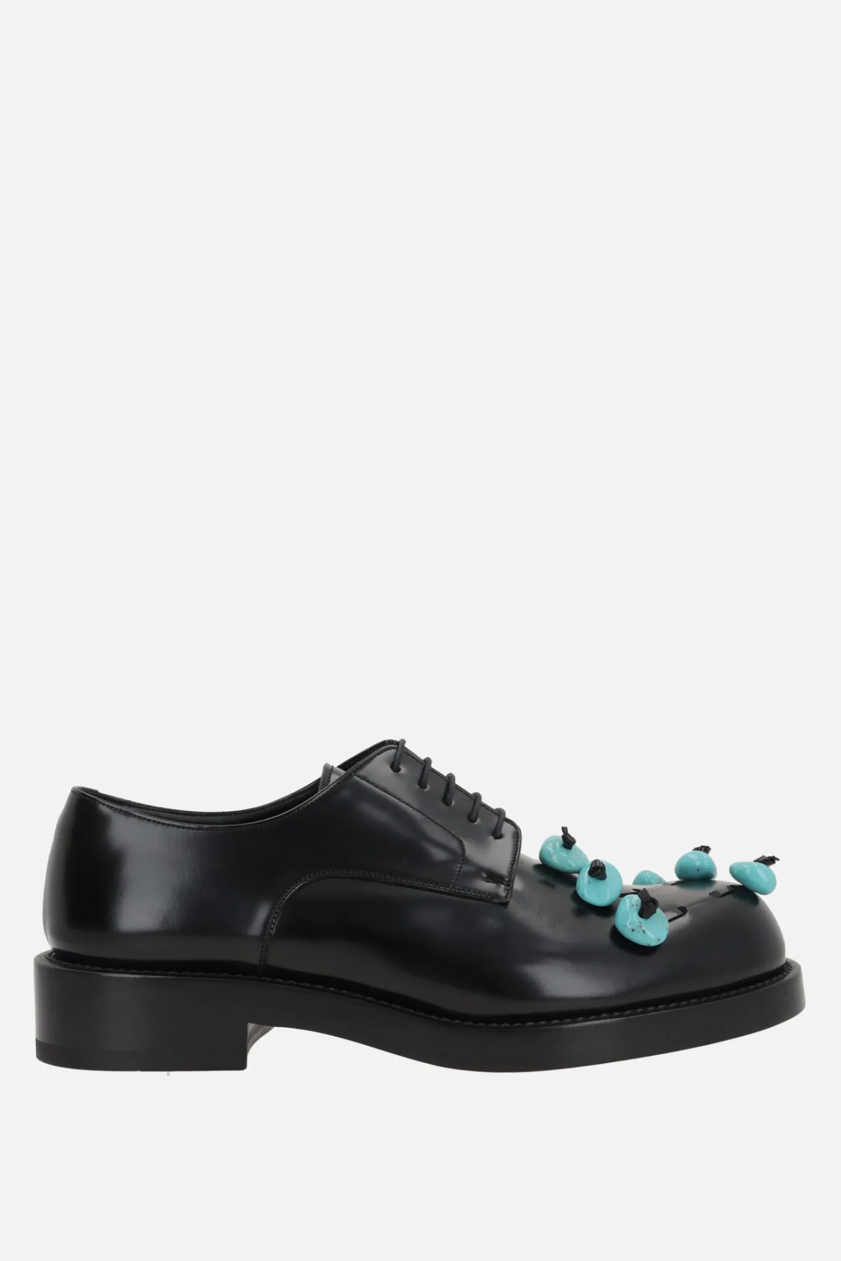 NAMACHEKO Stone derby shoes in brushed leather