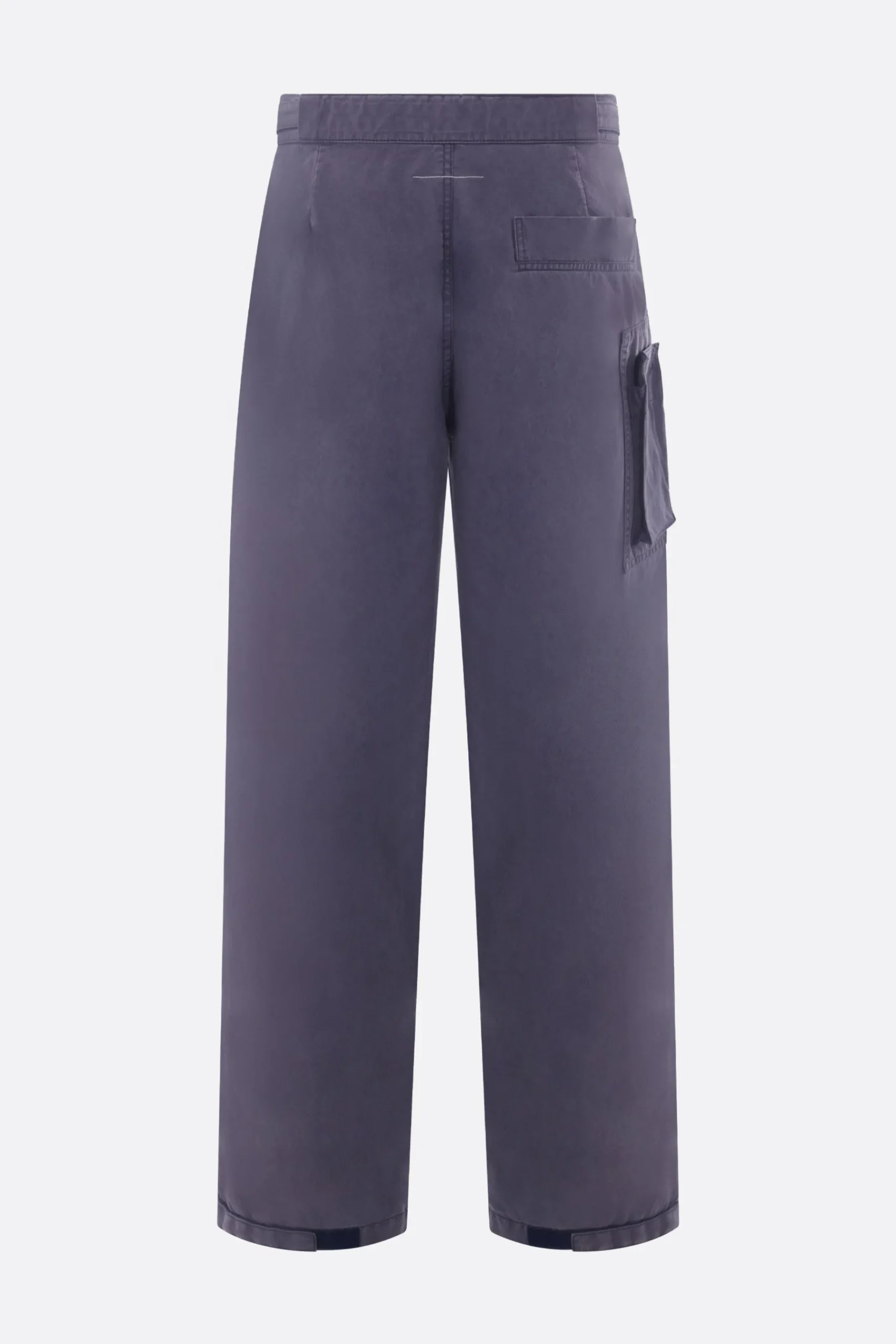 MM6 straight-leg cotton blend trousers