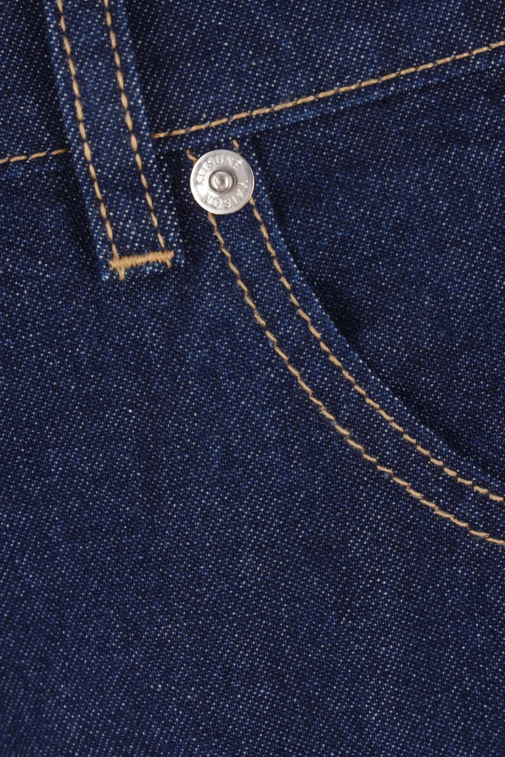 MAISON KITSUNÉ straight-leg jeans in denim