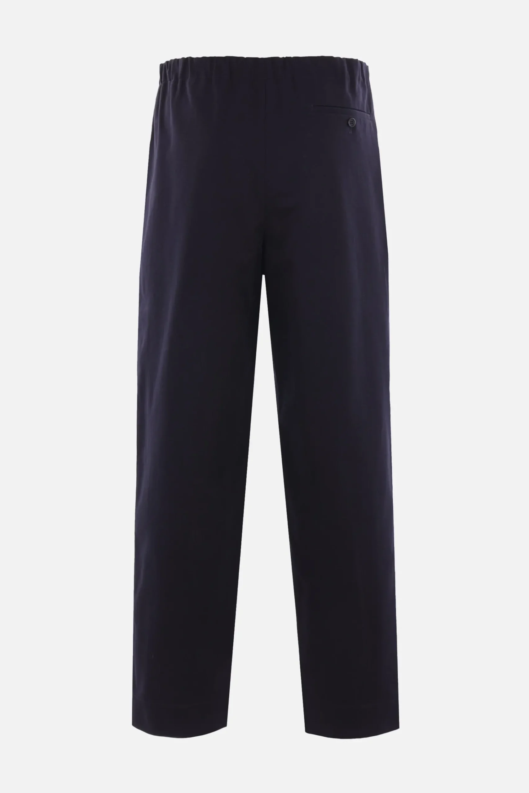 META CAMPANIA COLLECTIVE straight-leg trousers in gabardine
