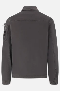 STONE ISLAND stretch cotton overshirt