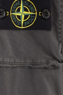 STONE ISLAND stretch cotton overshirt