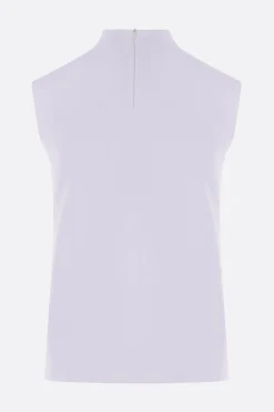 Women PLAN C stretch jersey sleeveless top