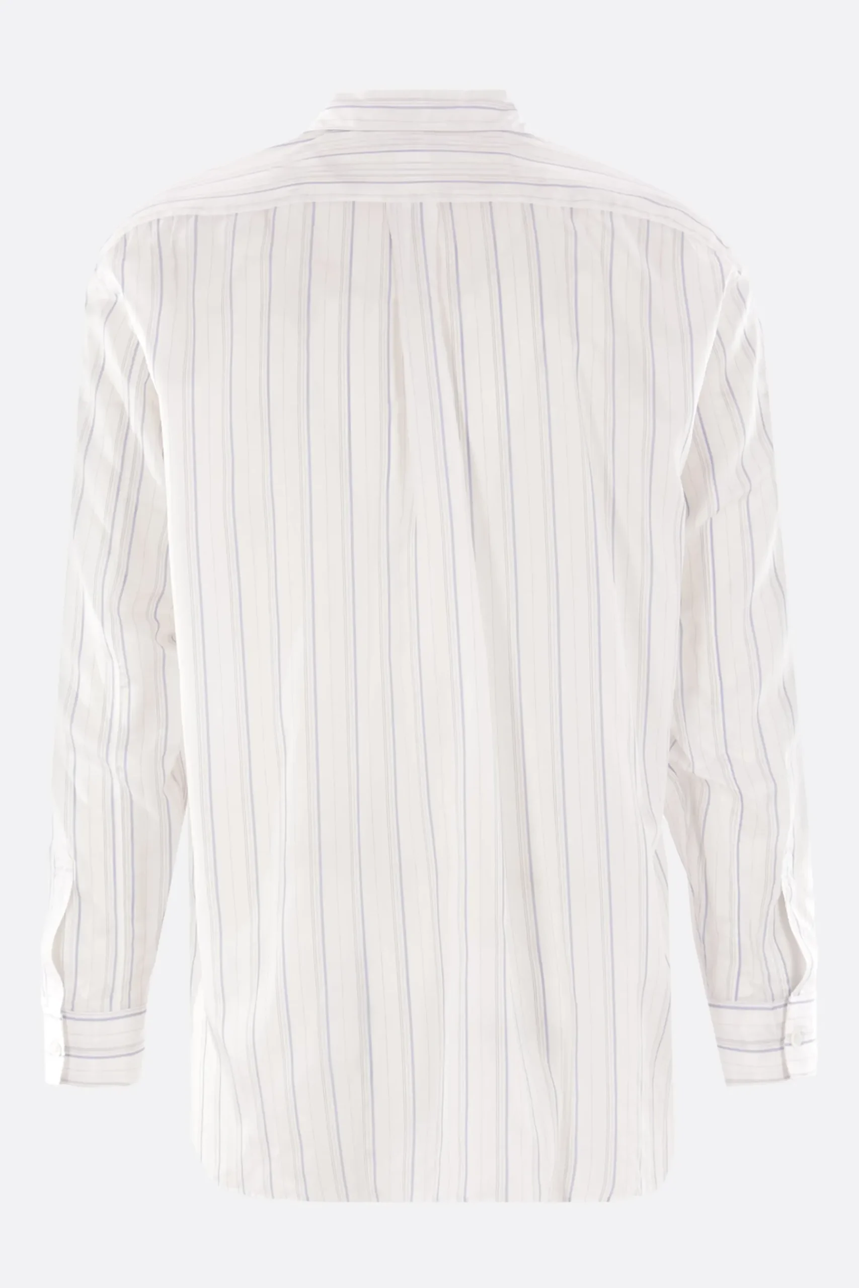 COMME DES GARÇONS SHIRT striped cupro shirt