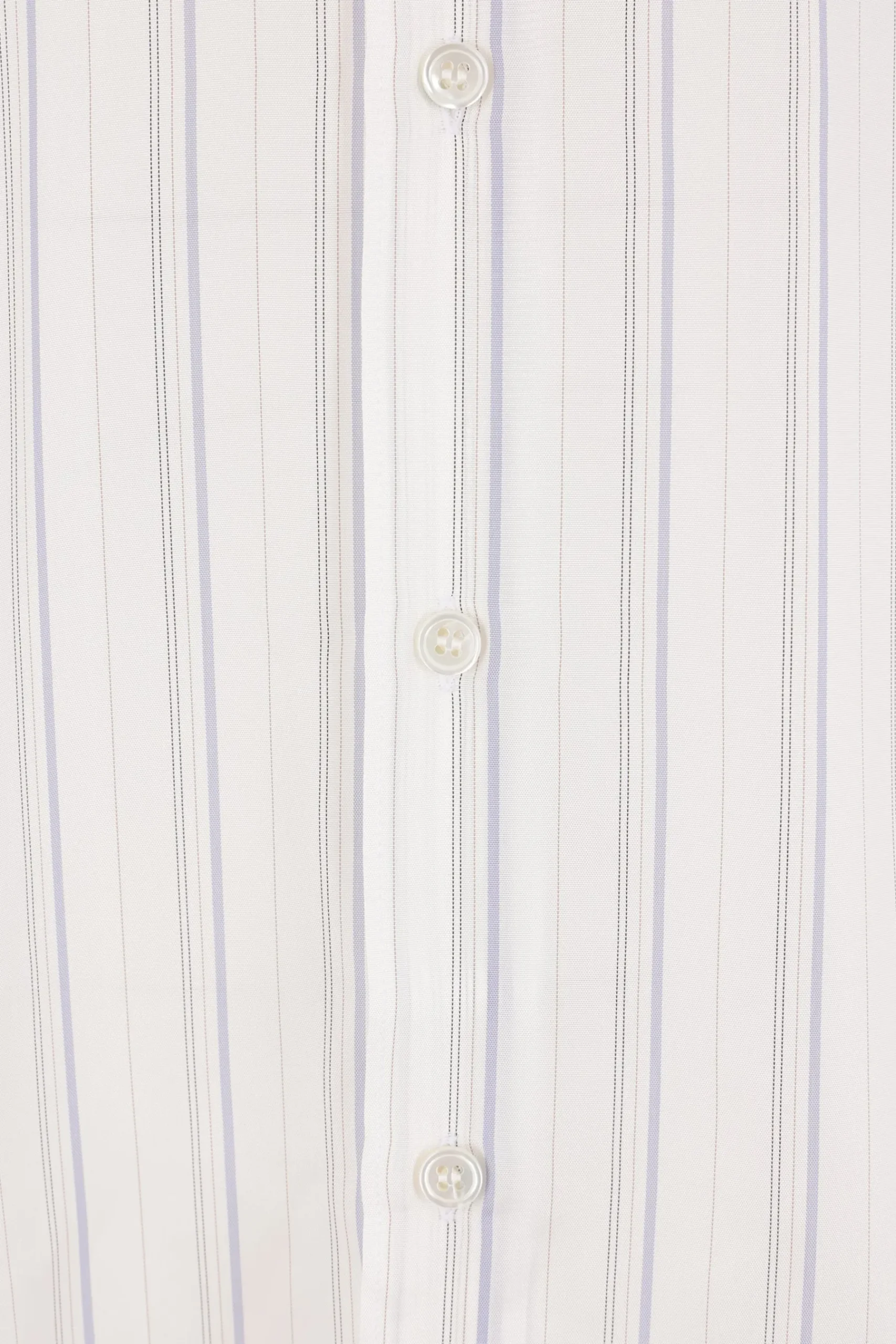 COMME DES GARÇONS SHIRT striped cupro shirt