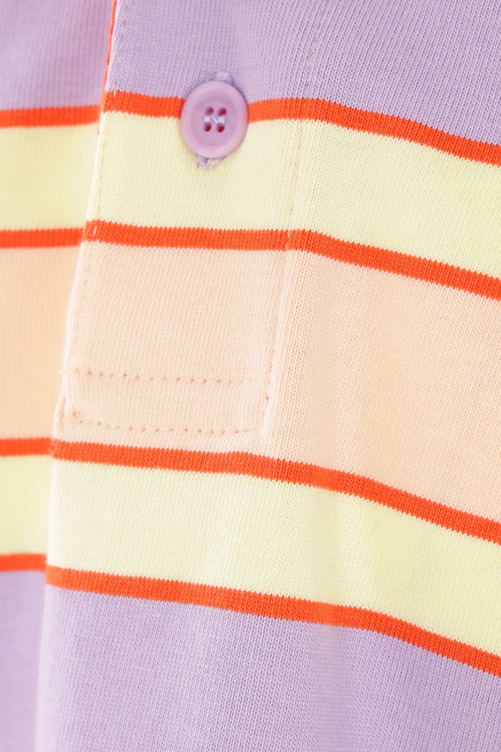 JW ANDERSON striped jersey long-sleeved polo shirt