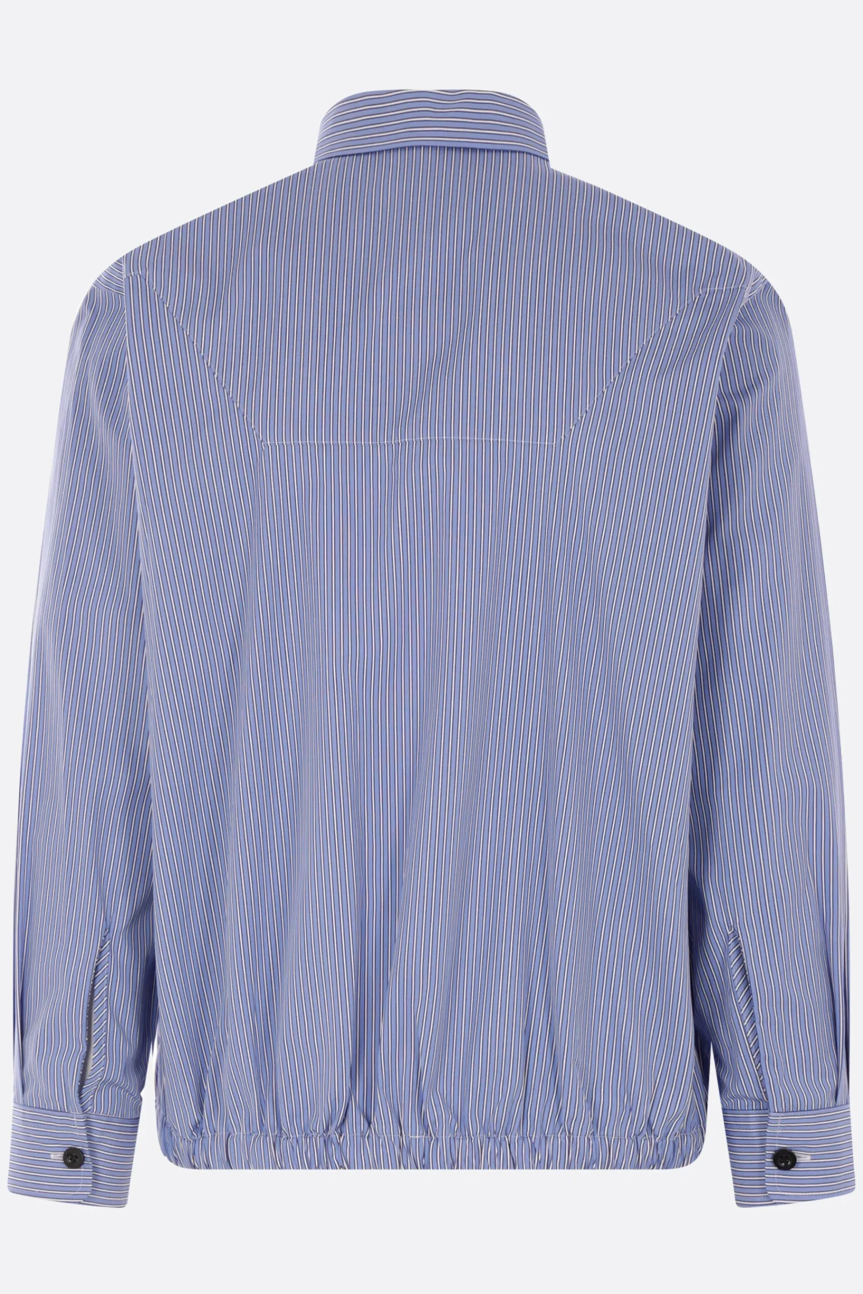SACAI striped poplin overshirt