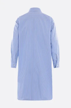Women JIL SANDER striped poplin oversize shirt