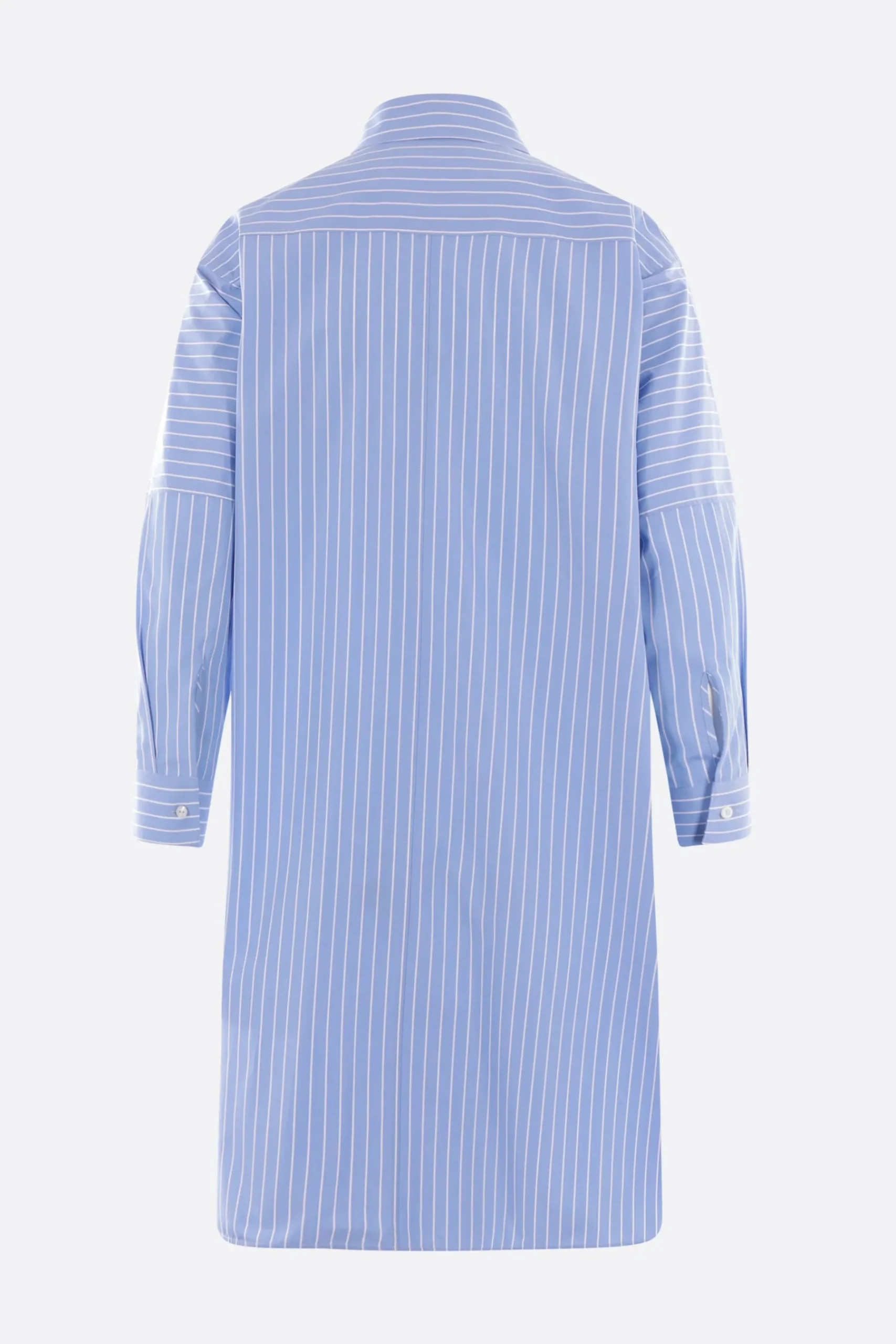 Women JIL SANDER striped poplin oversize shirt
