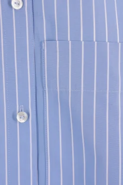 Women JIL SANDER striped poplin oversize shirt