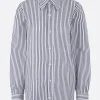 Women 10 CORSO COMO striped poplin shirt