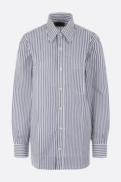 Women 10 CORSO COMO striped poplin shirt