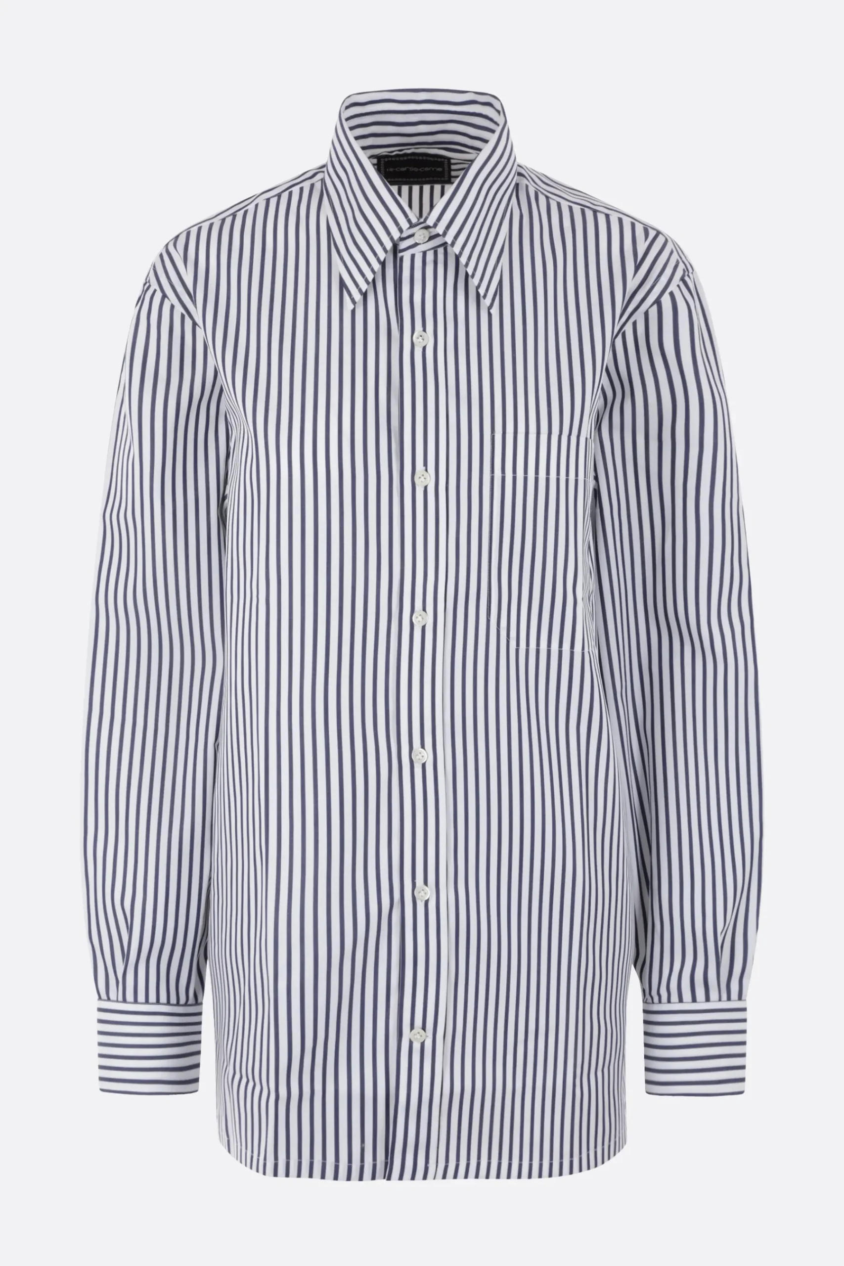 Women 10 CORSO COMO striped poplin shirt