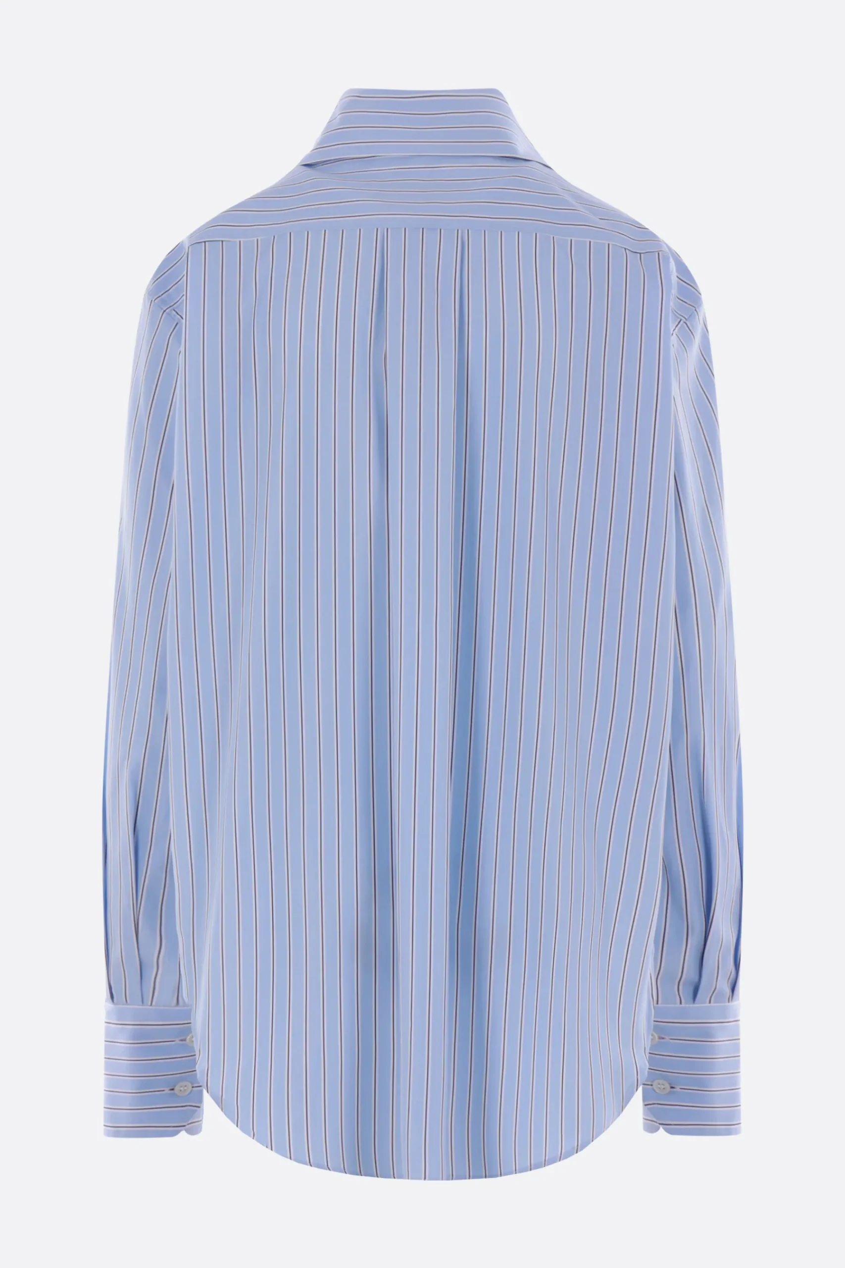 Women PLAN C striped poplin shirt