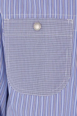 JUNYA WATANABE MAN striped poplin shirt