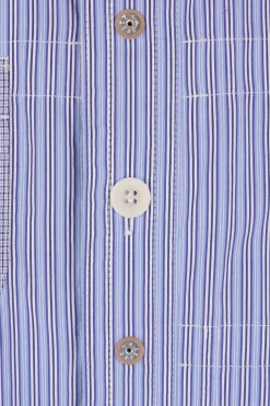 JUNYA WATANABE MAN striped poplin shirt