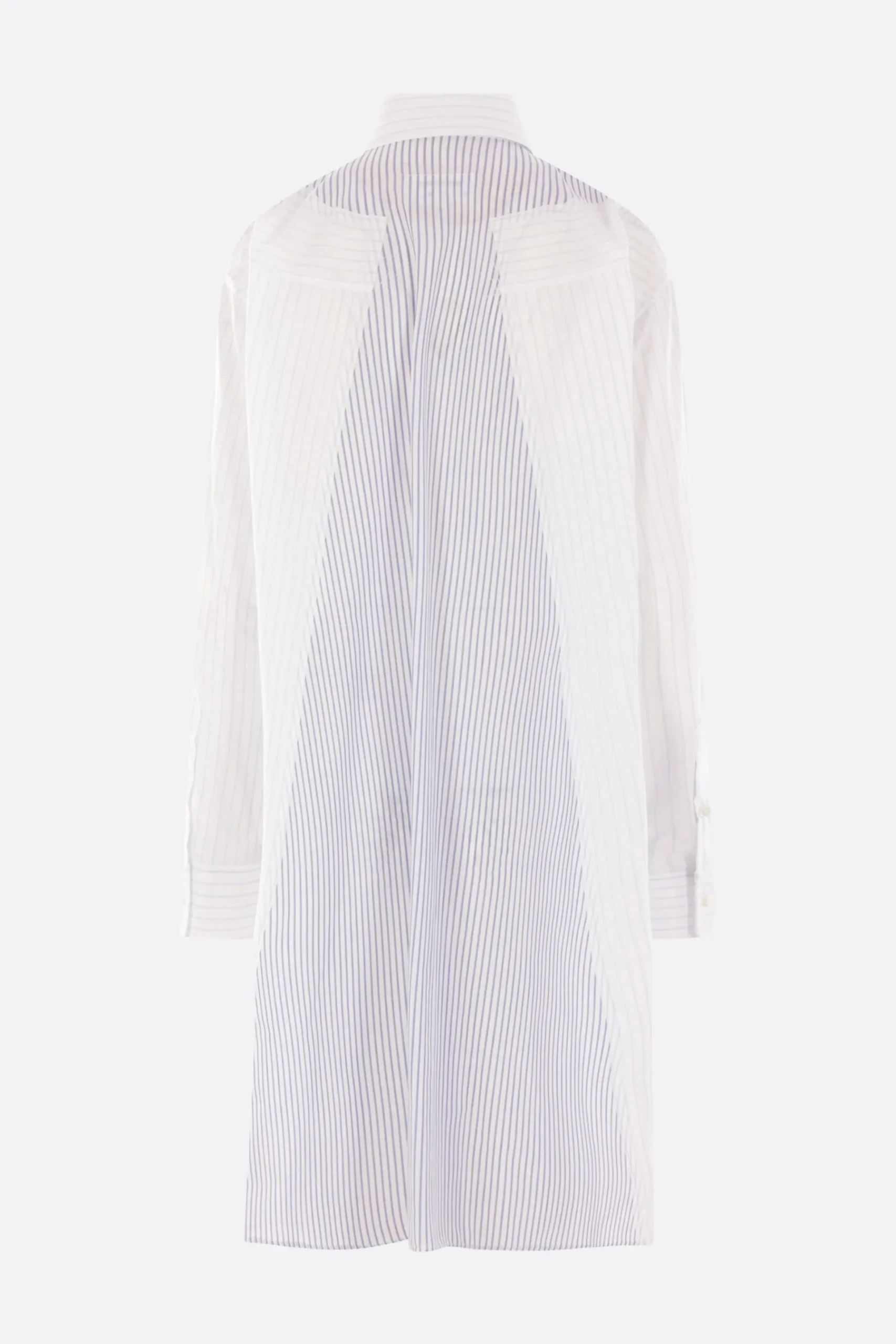 Women MM6 striped poplin shirt dress