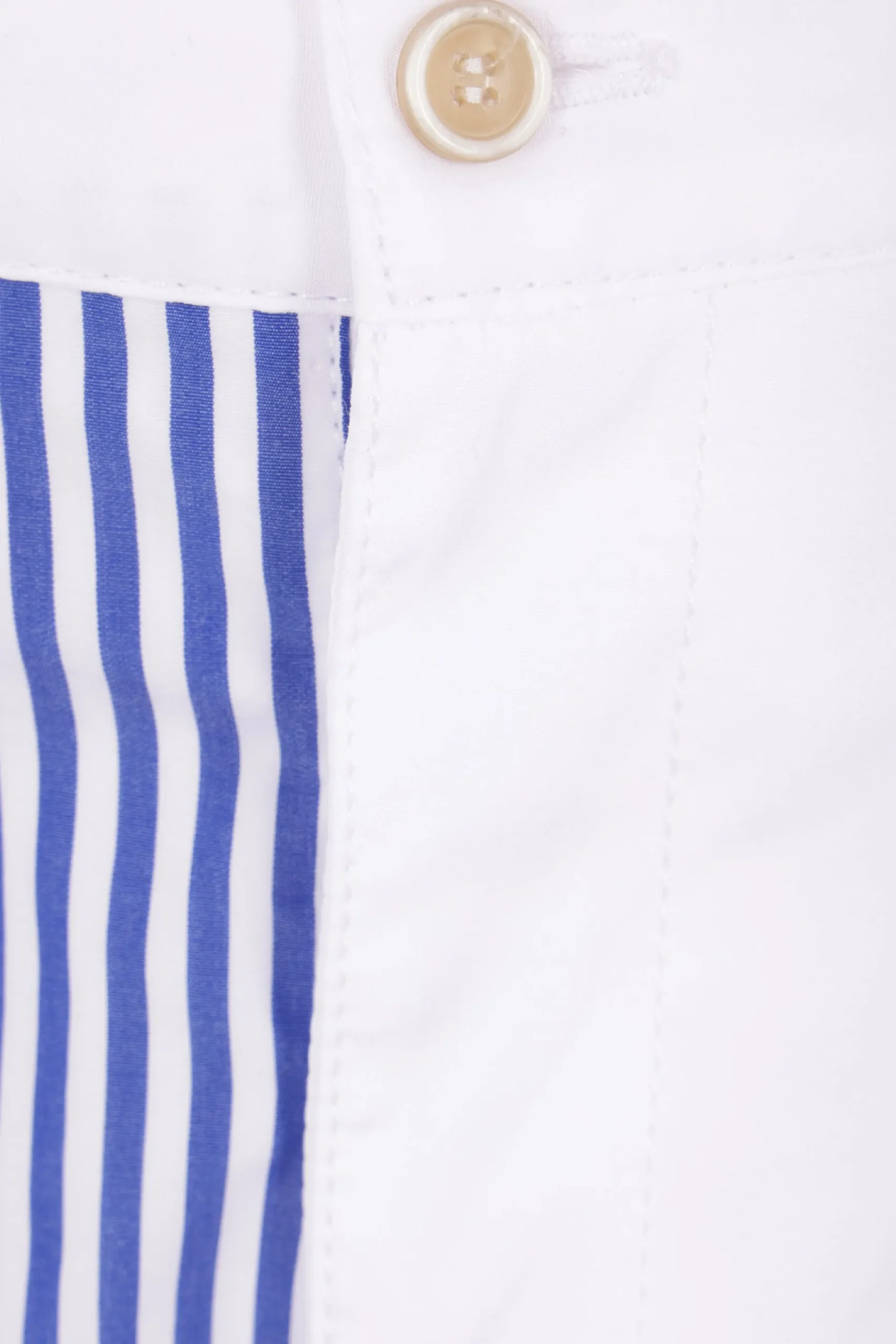COMME DES GARÇONS SHIRT striped poplin shorts