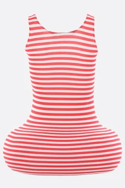 Women DURAN LANTINK striped stretch jersey sleeveless minidress