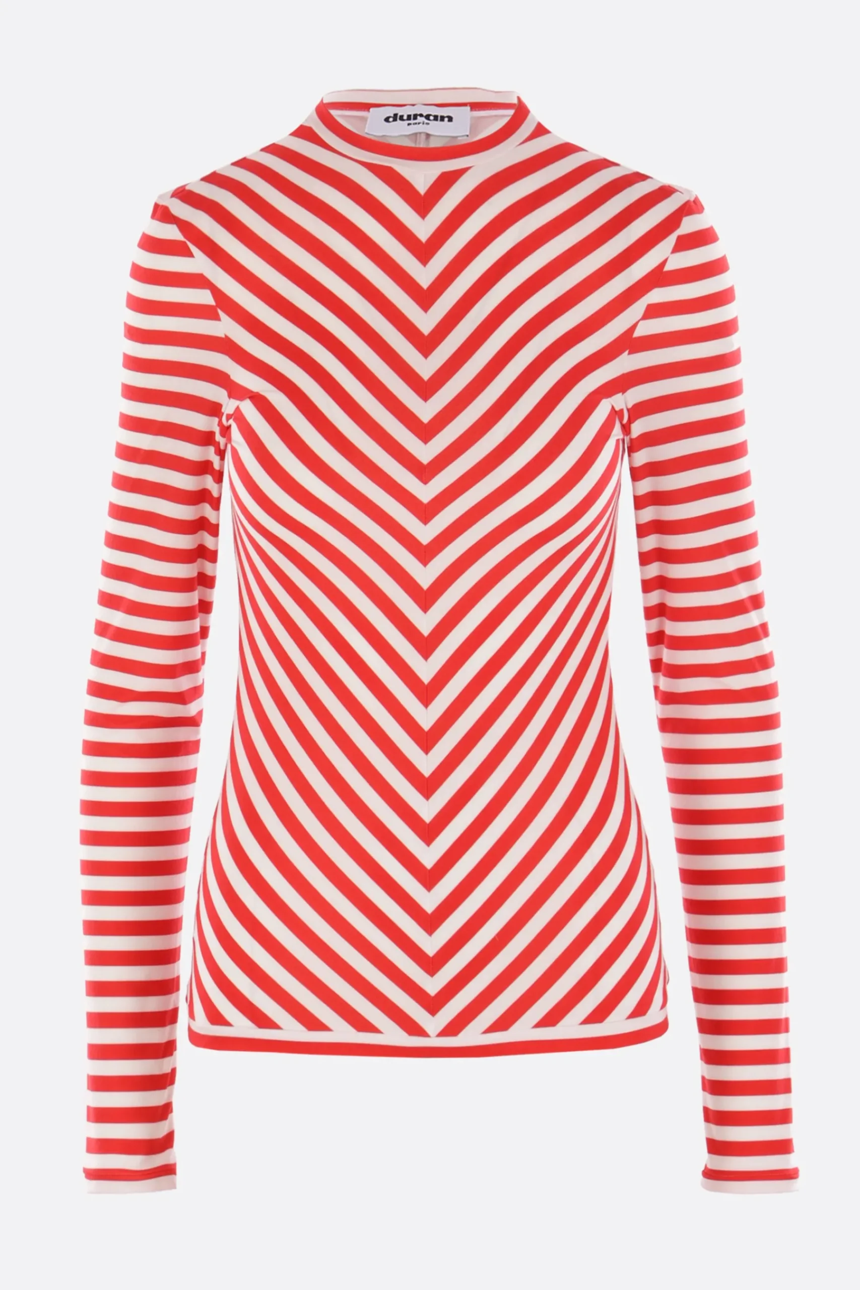 Women DURAN LANTINK striped technical jersey top