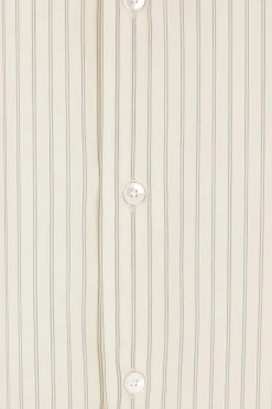 AURALEE striped wool shirt