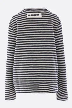 Women JIL SANDER striped wool sweater