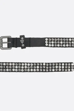 Women HTC LOS ANGELES studded leather belt