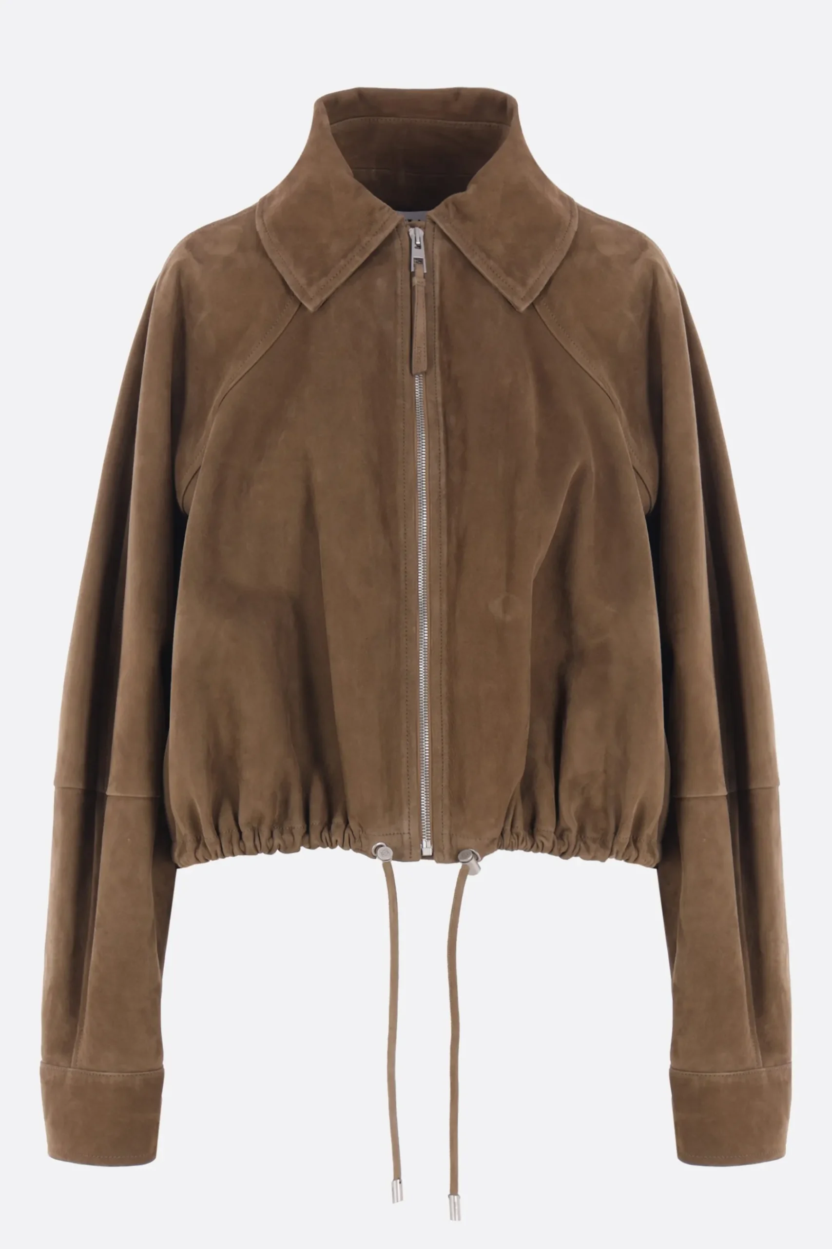 Women LOEWE suede balloon bomber jacket