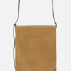 DRIES VAN NOTEN suede crossbody bag
