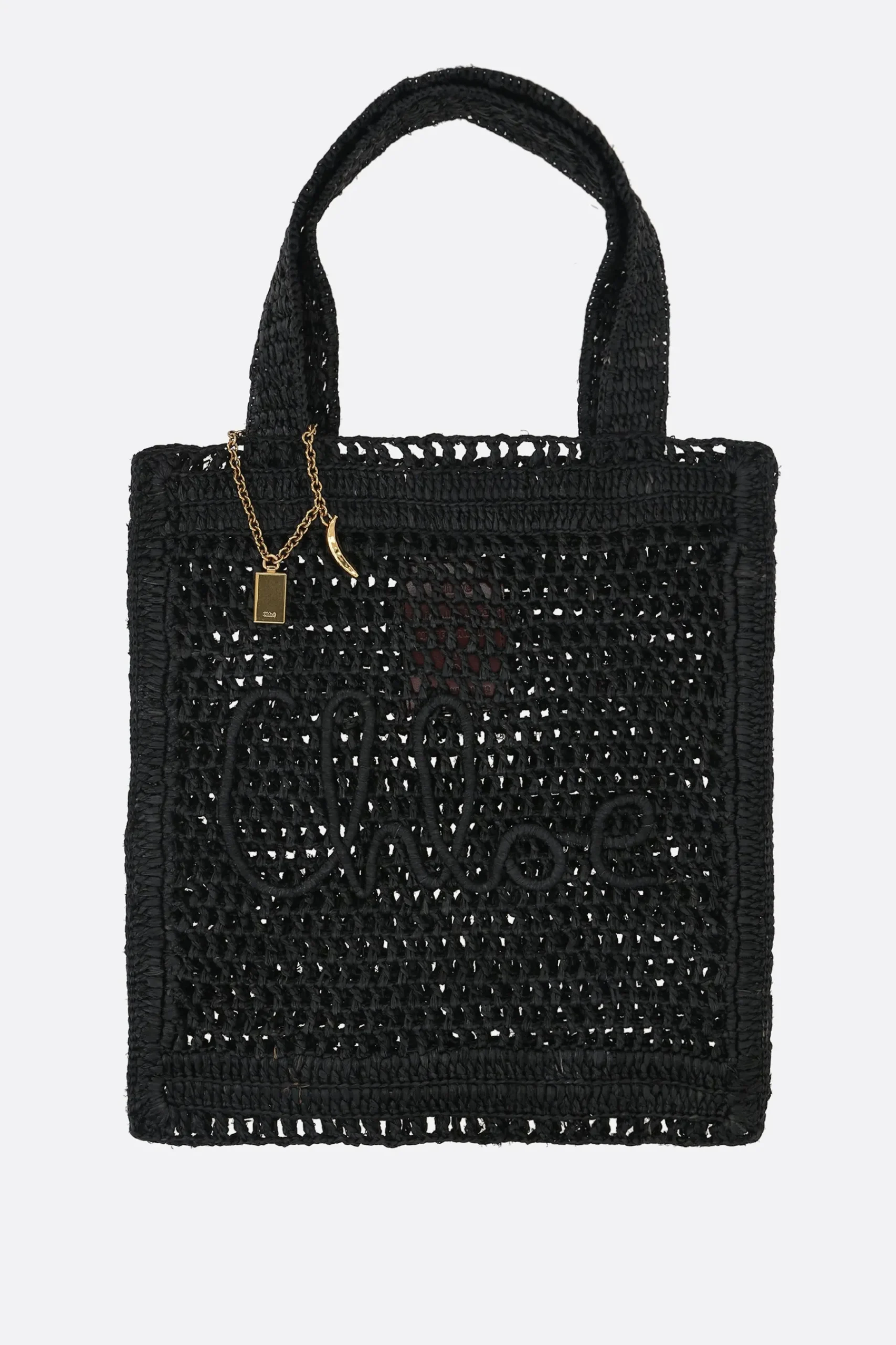 Women CHLOÉ Summer Banana tote bag in raffia