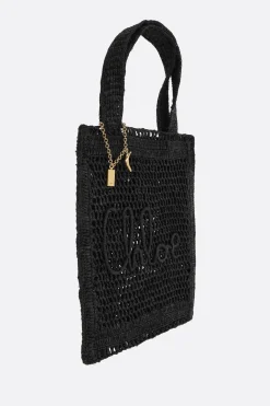 Women CHLOÉ Summer Banana tote bag in raffia