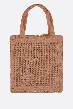 Women CHLOÉ Summer Banana tote bag in raffia