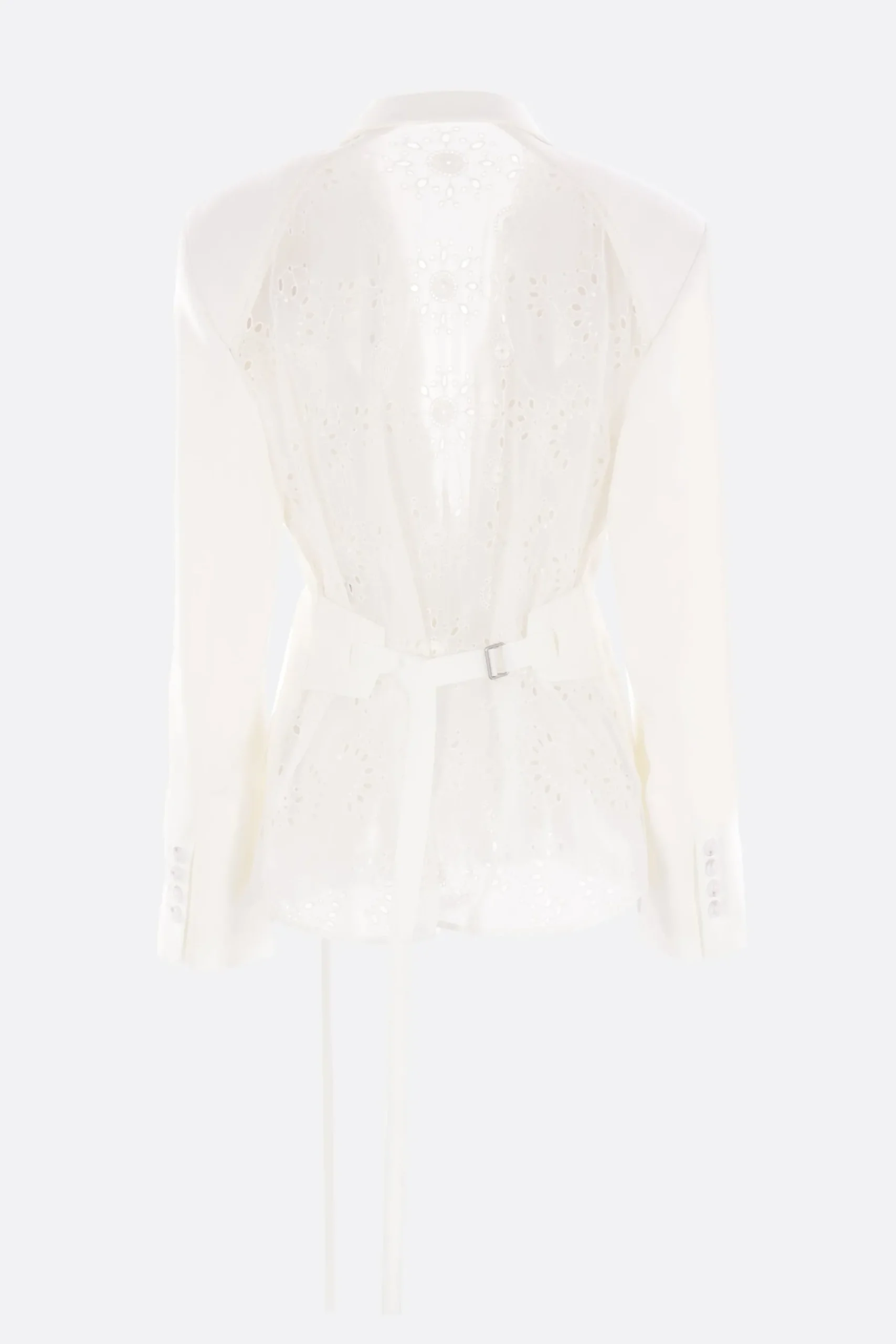 Women ANN DEMEULEMEESTER Susa jacket in viscose and broderie anglaise