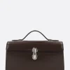 Women SAVETTE Symmetry Pochette handbag in brushed leather