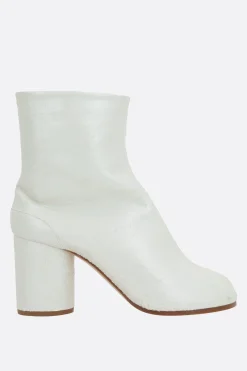 Women MAISON MARGIELA Tabi ankle boots in laser-cut suede