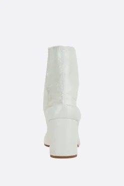 Women MAISON MARGIELA Tabi ankle boots in laser-cut suede