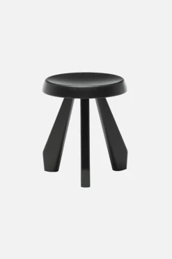 CASSINA Tabouret Méribel lacquered solid wood stool