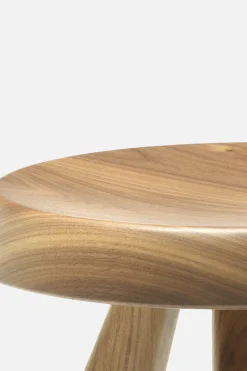 CASSINA Tabouret Méribel solid wood stool
