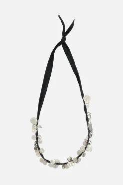 Women MARIA CALDERARA taffetà necklace with medallions