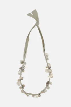 Women MARIA CALDERARA taffetà necklace with medallions