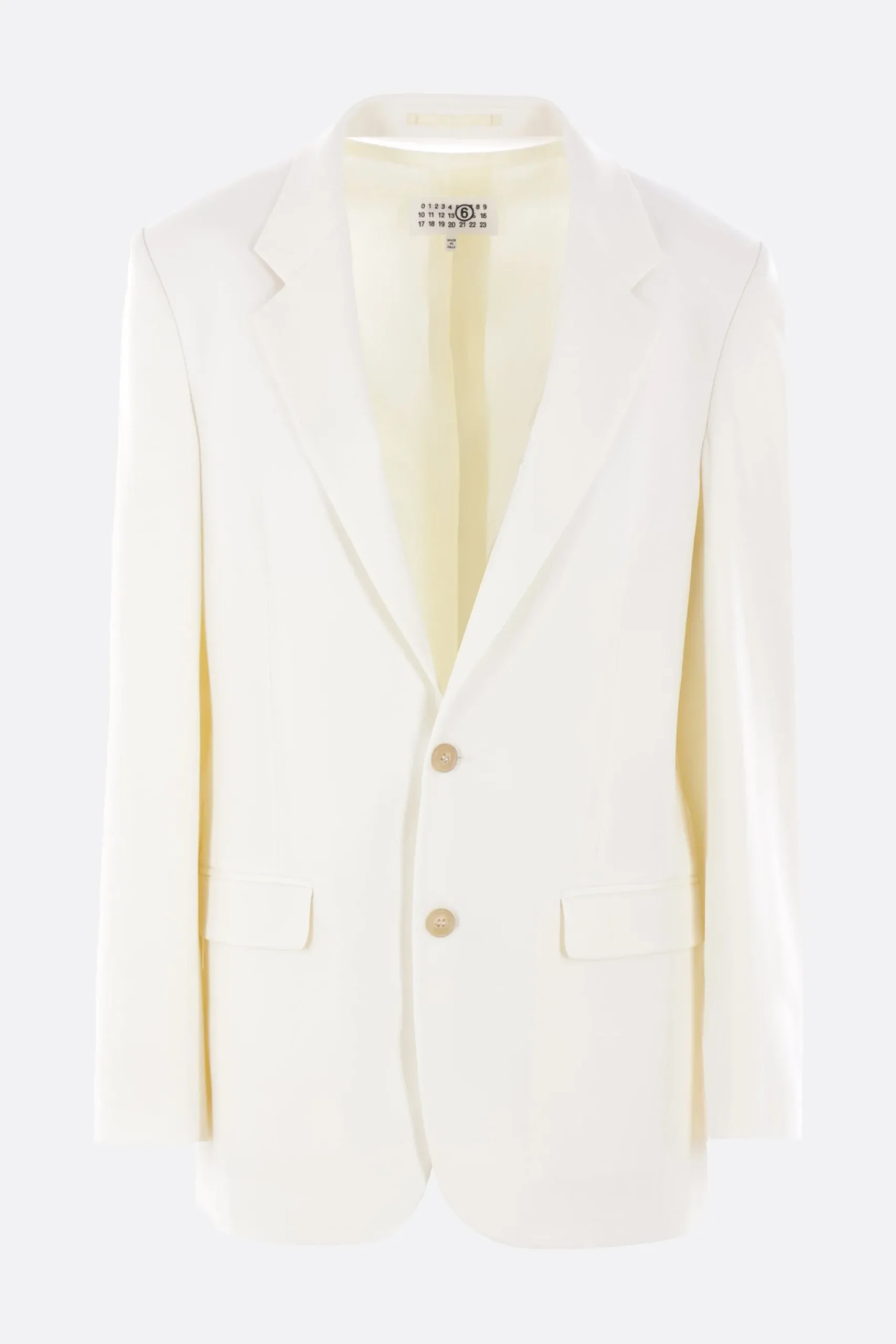 Women MM6 tailored blazer in technical wool