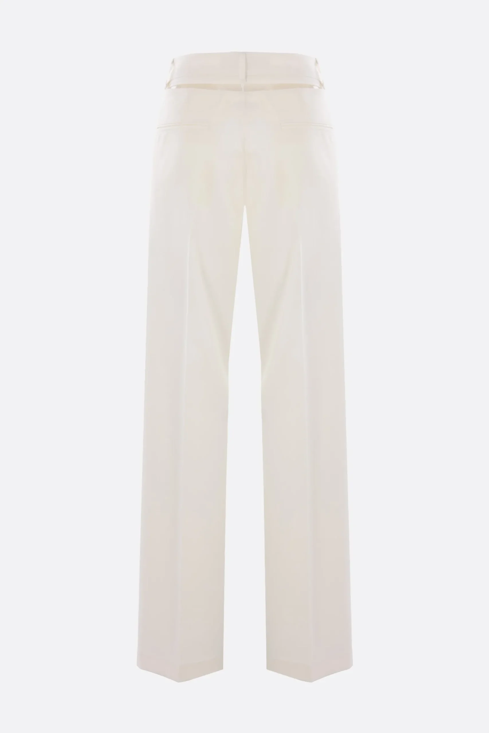 Women MM6 tailored trousers in technical wool