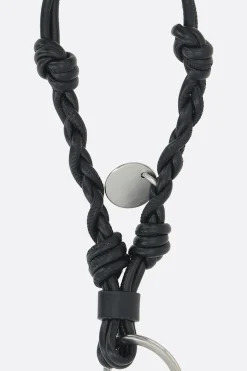 JIL SANDER Tangle leather key holder