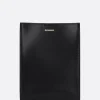 Women JIL SANDER Tangle small smooth leather shoulder bag