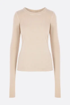 Women UMA WANG Tata long-sleeve t-shirt in rib jersey